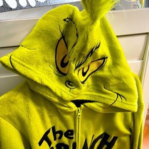 The Grinch adult onesie with hood 💚
